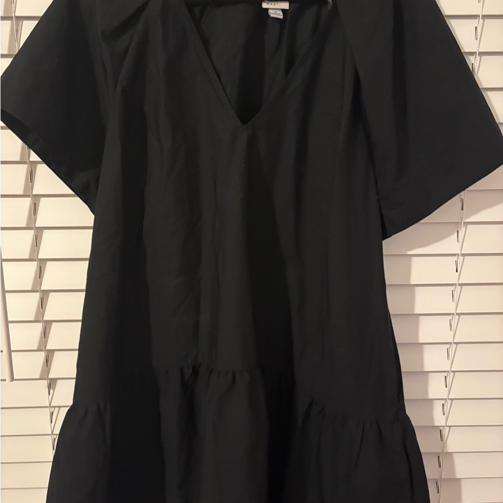 a new day Black V-Neck Dress